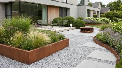 Idées jardin acier corten : Des inspirations pour transformer votre extérieur en 2026